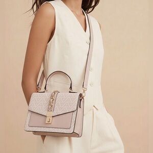 Aldo Caiillaa top handle satchel light pink